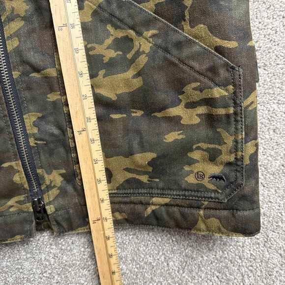 Taylor Stitch Men's 40 Workhorse Full‎ Zip Vest Camo Boss Duck Quilt Lined NEW - Picture 5 of 9